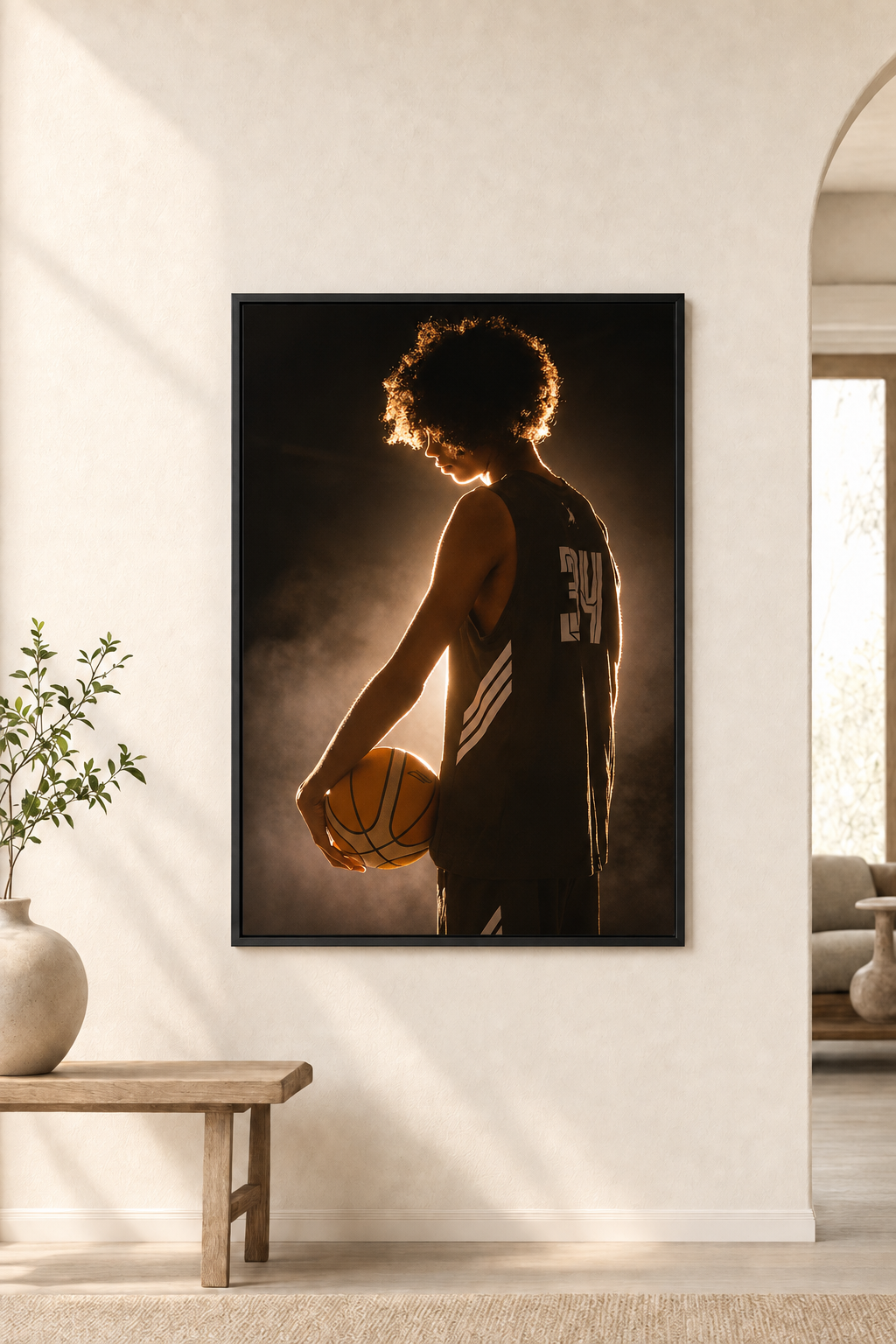 Sample ICON Media Days athlete portrait